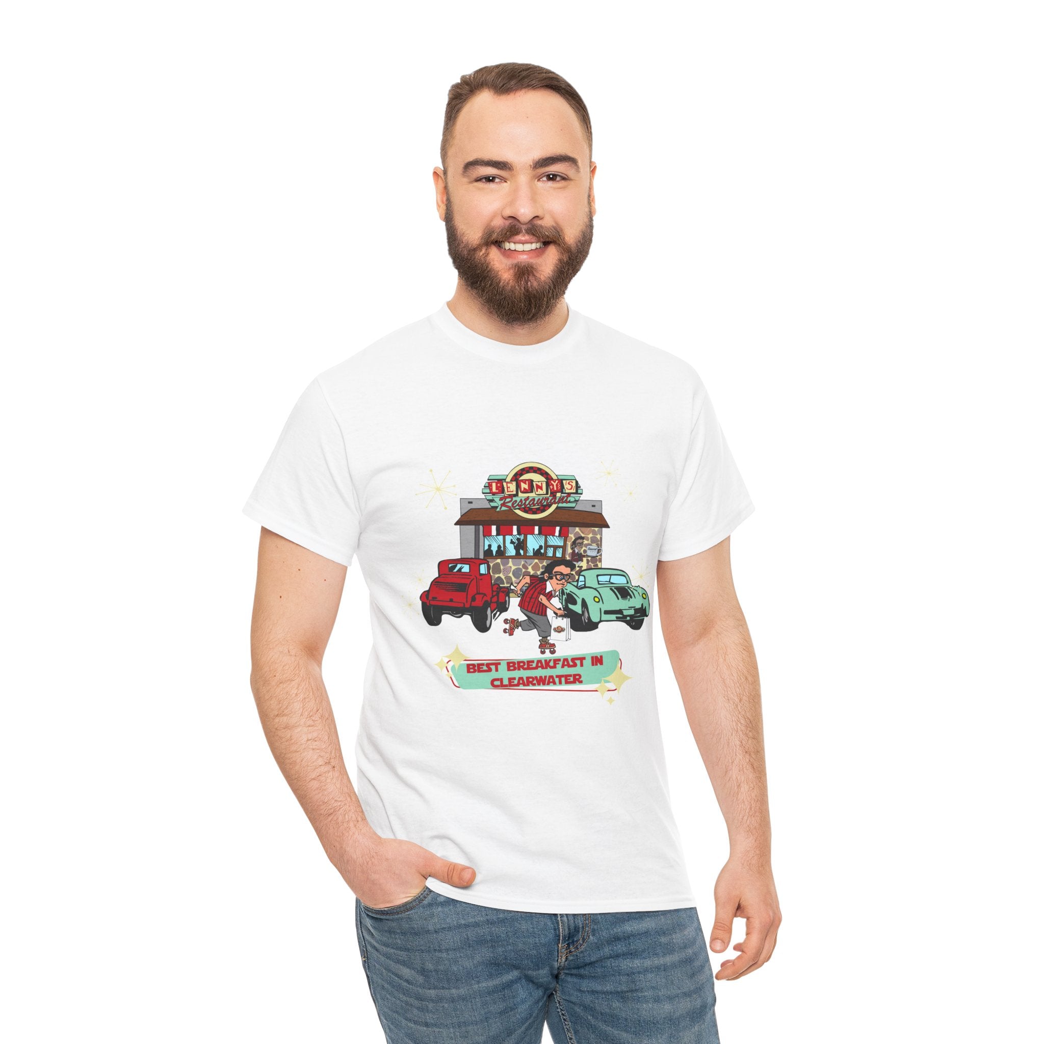 Lenny's Retro Dinner Unisex Tee