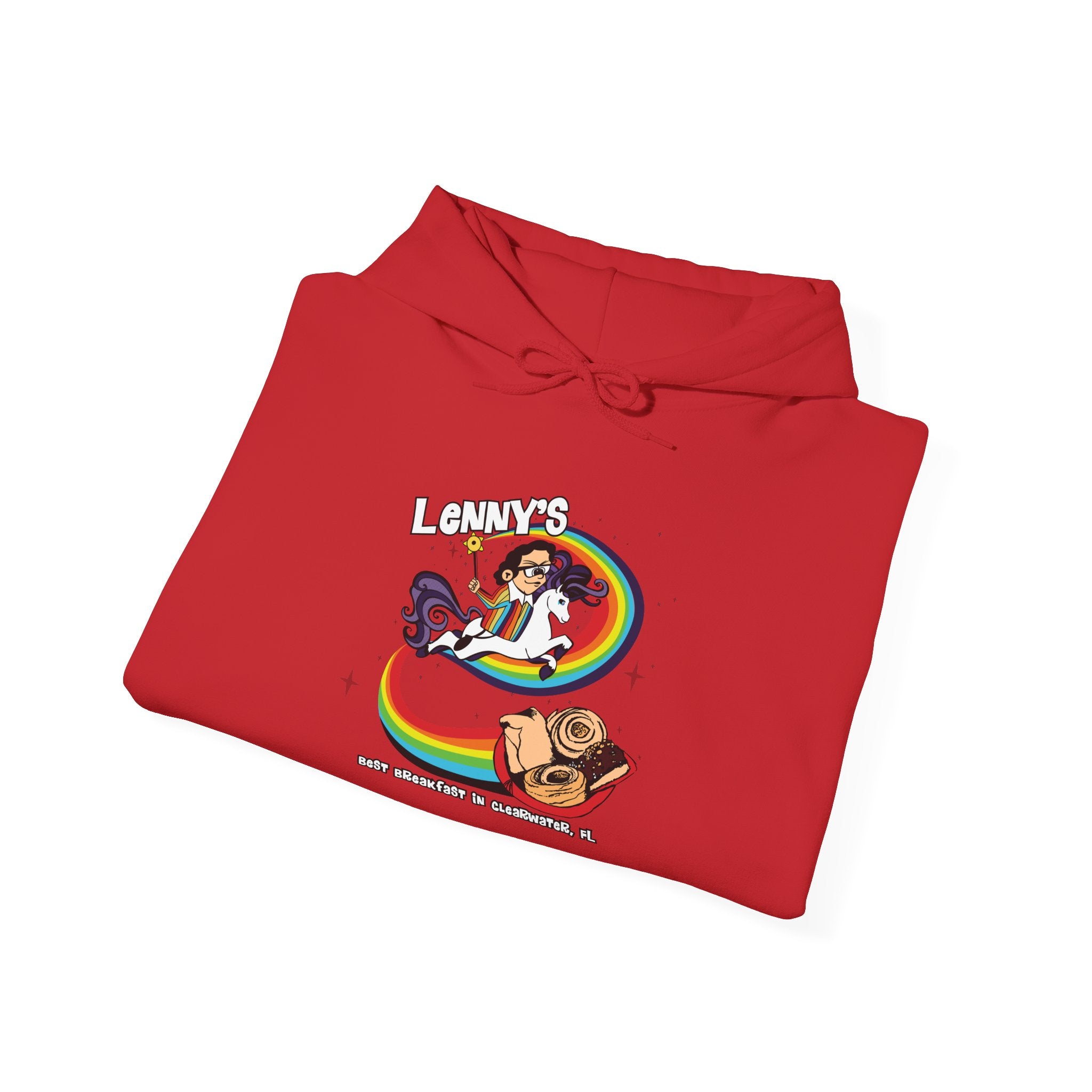 Lenny’s Rainbow Unicorn Unisex Hoodie