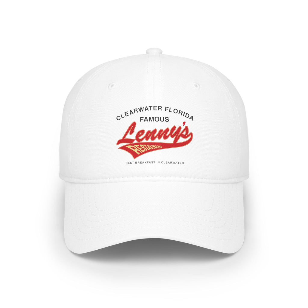 Lenny’s Clearwater Florida Low Profile Baseball Cap – Retro Beach Logo Hat