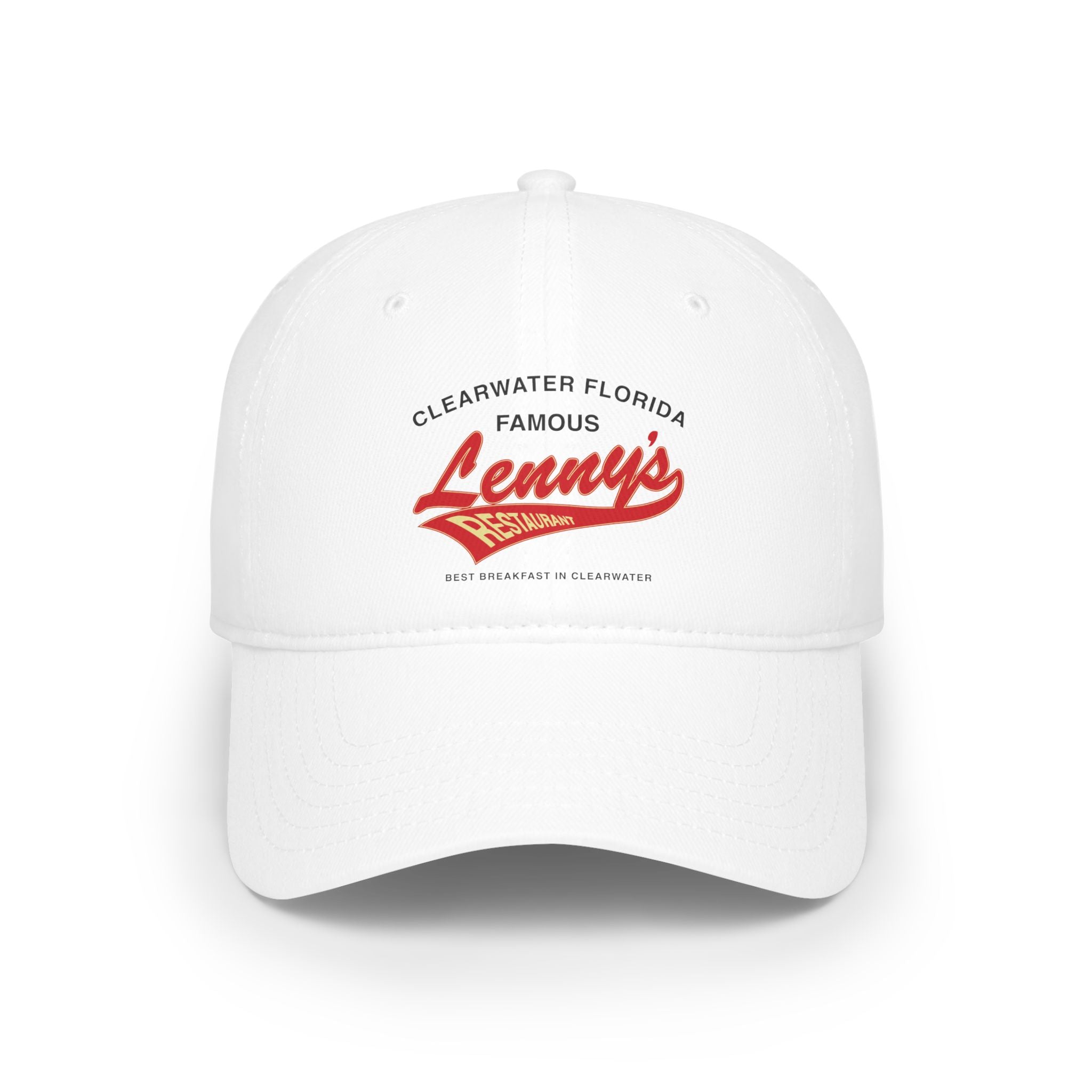 Lenny’s Clearwater Florida Low Profile Baseball Cap – Retro Beach Logo Hat