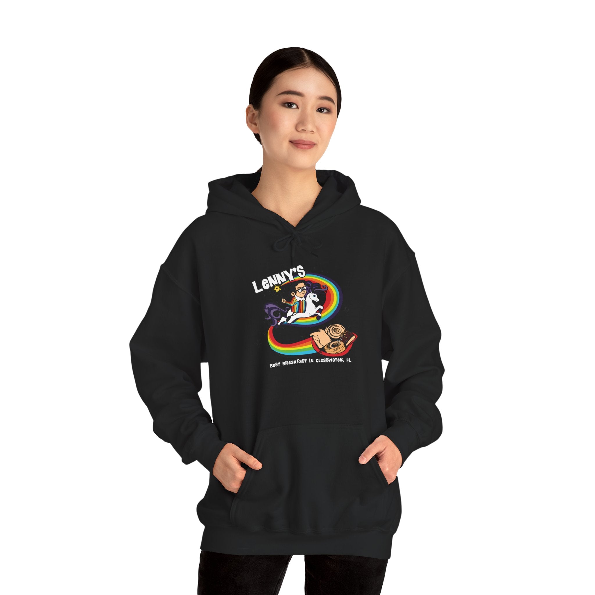 Lenny’s Rainbow Unicorn Unisex Hoodie
