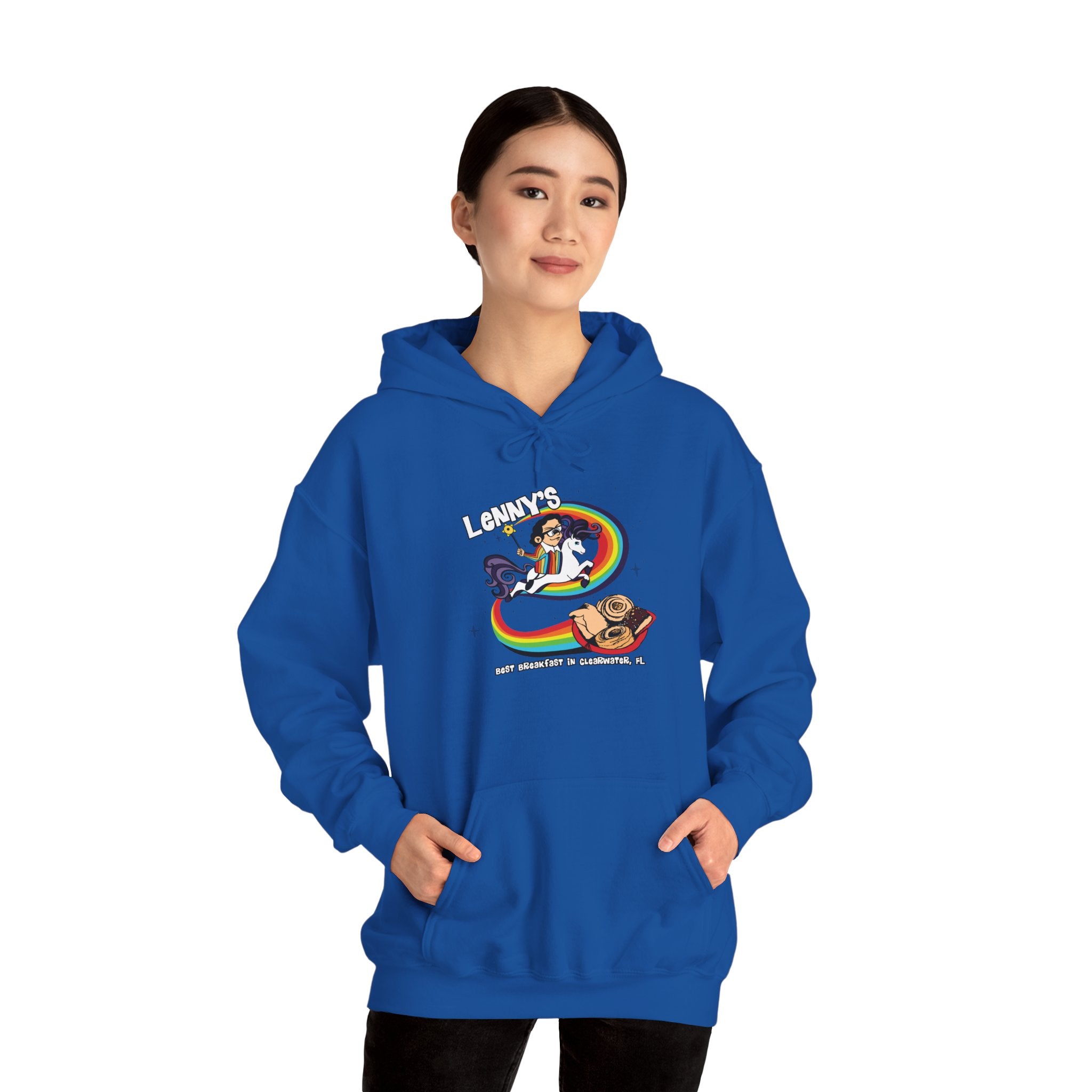 Lenny’s Rainbow Unicorn Unisex Hoodie