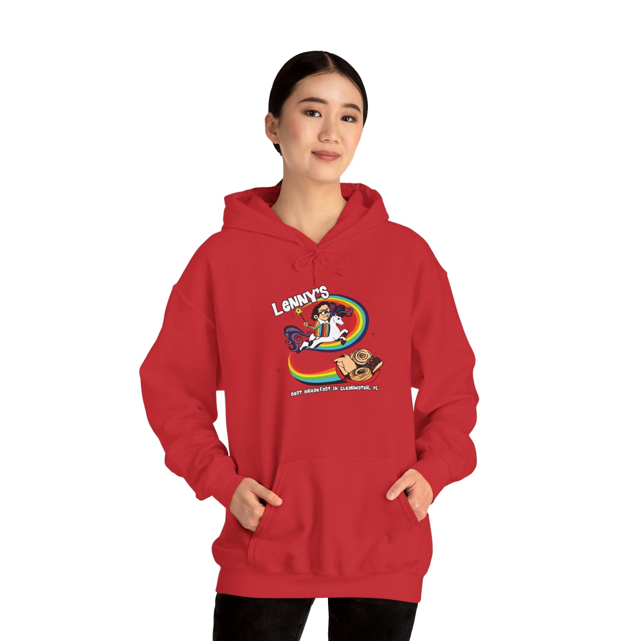 Lenny’s Rainbow Unicorn Unisex Hoodie