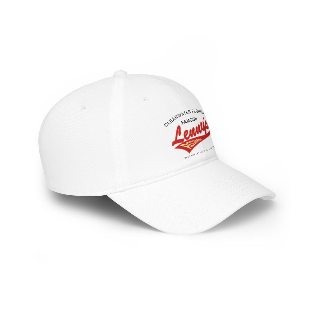 Lenny’s Clearwater Florida Low Profile Baseball Cap – Retro Beach Logo Hat