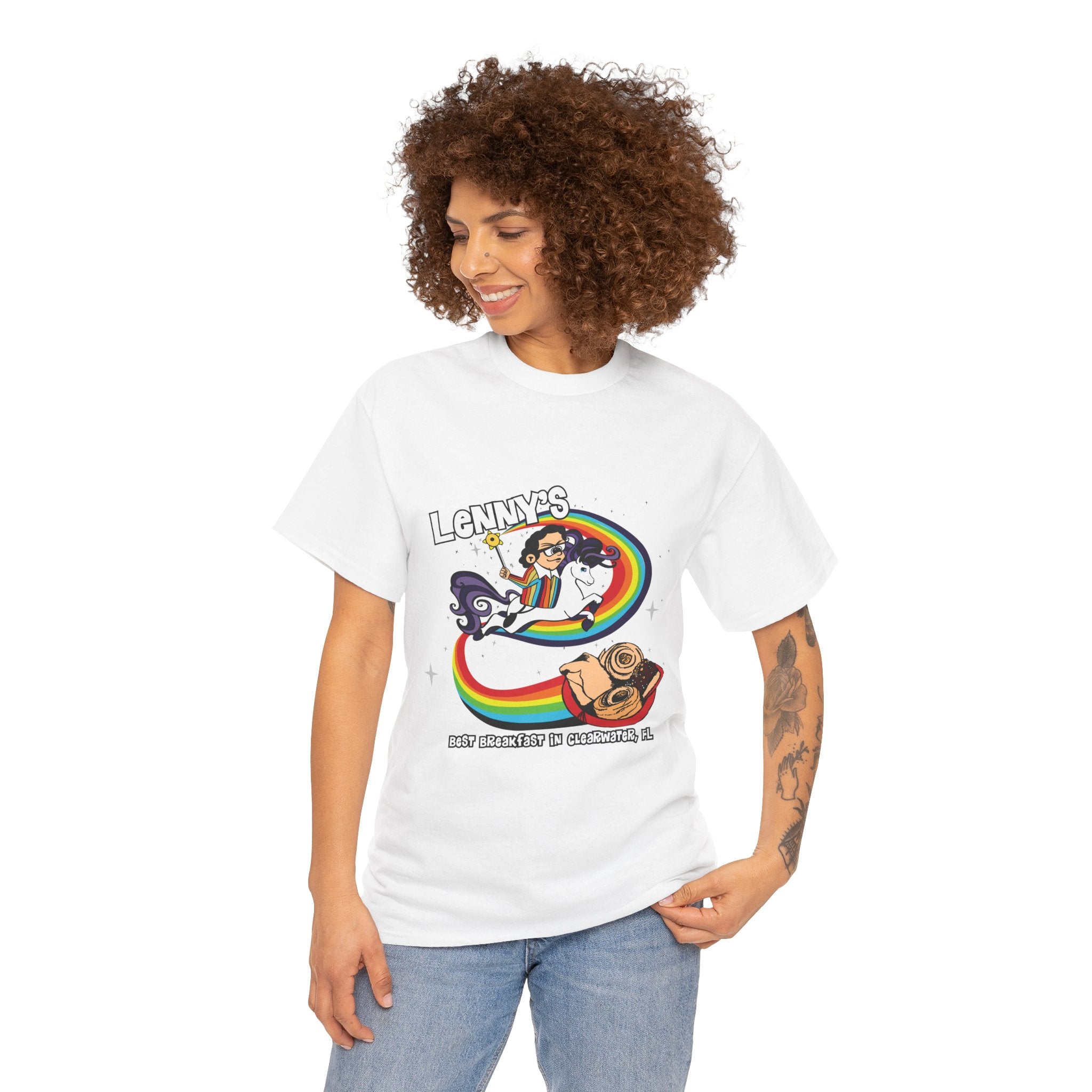 Lenny's Rainbow Unicorn Unisex Tee