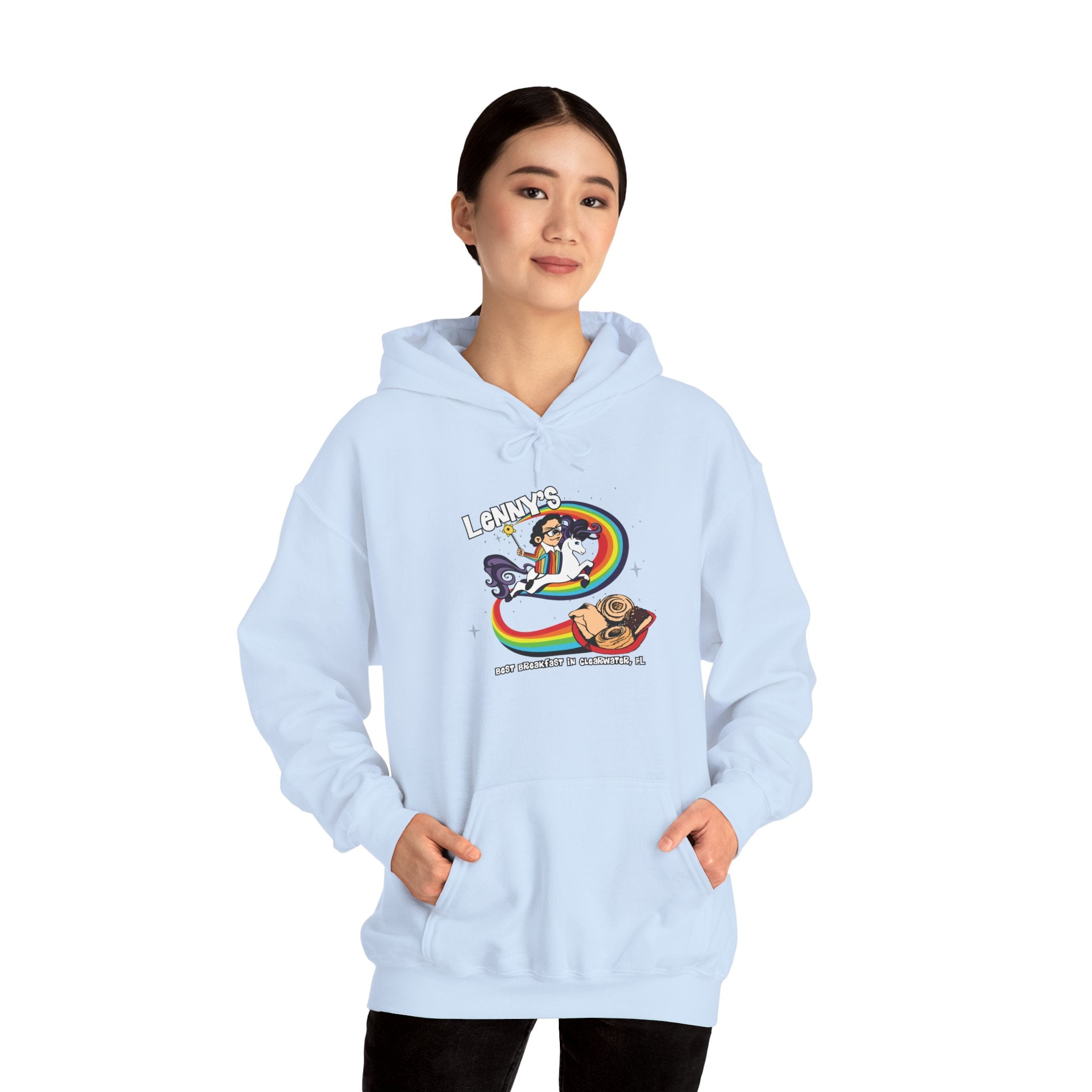 Lenny’s Rainbow Unicorn Unisex Hoodie